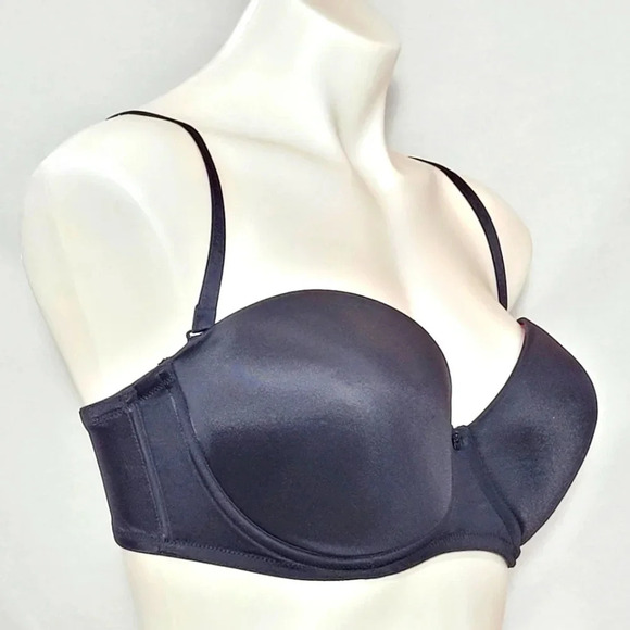 32A Wonderbra 7722 Statement Makers Convertible Underwire Bra Black NWT - Picture 3 of 4